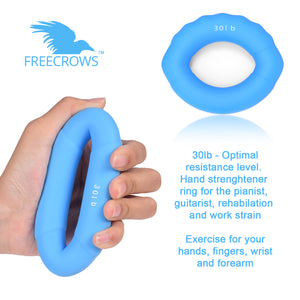 Toe Separators - Hand Grip Strengthener Workout - Spiky Massage Ball Set by Freecrows